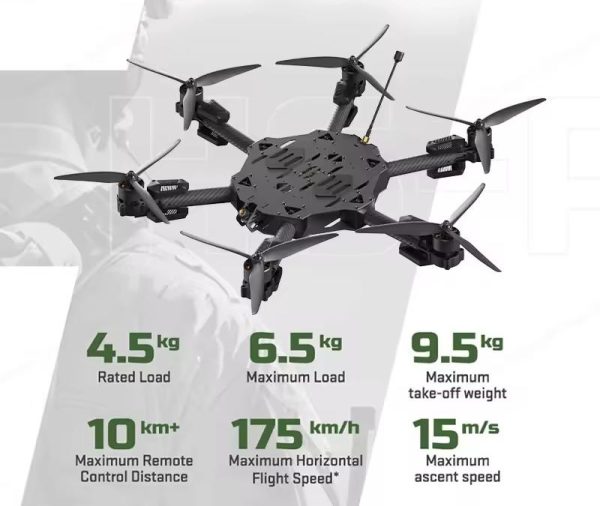 P106M-6-Axis Reverse Angle FPV Drone - Image 3